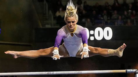 Olivia Dunne Pubes During Gymnastics Competition!